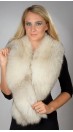 Grey Fox Fur Collar